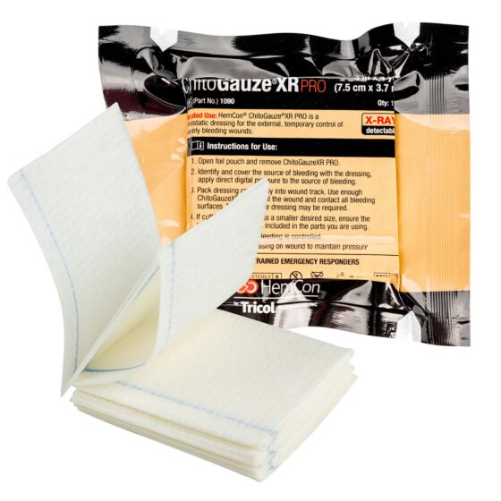 ChitoGauze XR PRO Hemostatic Bandage- 3" x 4yd