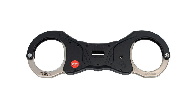 Rigid Ultra Plus Handcuffs (Steel), 2 Pawl (Blue - Security)