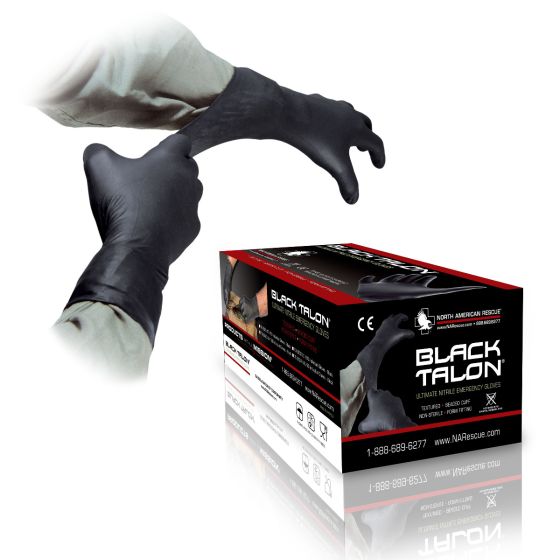 Black Talon Gloves - Large (Box of 50)
