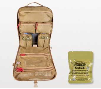 NAR-4 Aid Kit with Combat Gauze - Coyote