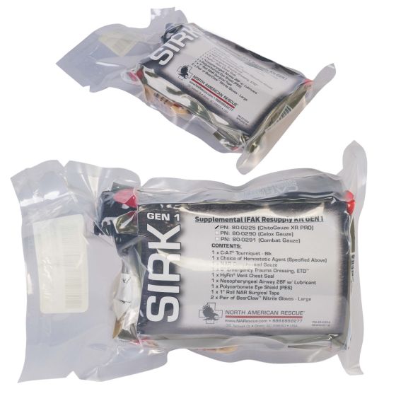 Supplemental IFAK ReSupply Kit - Gen 1, SIRK Gen 1 with Combat Gauze