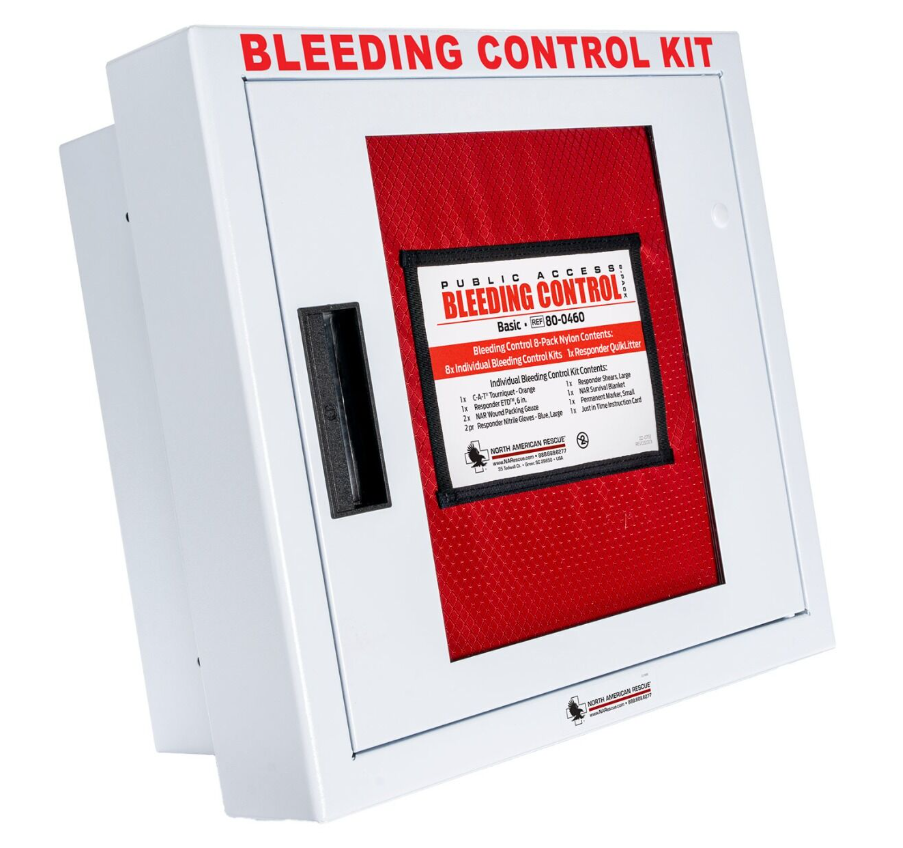 Public Access Bleeding Control Stations - Nylon (8 Pack)