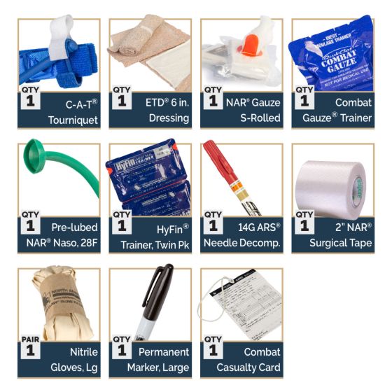 Kit, Tccc Ifak Skills Re-Supply, All Combatant