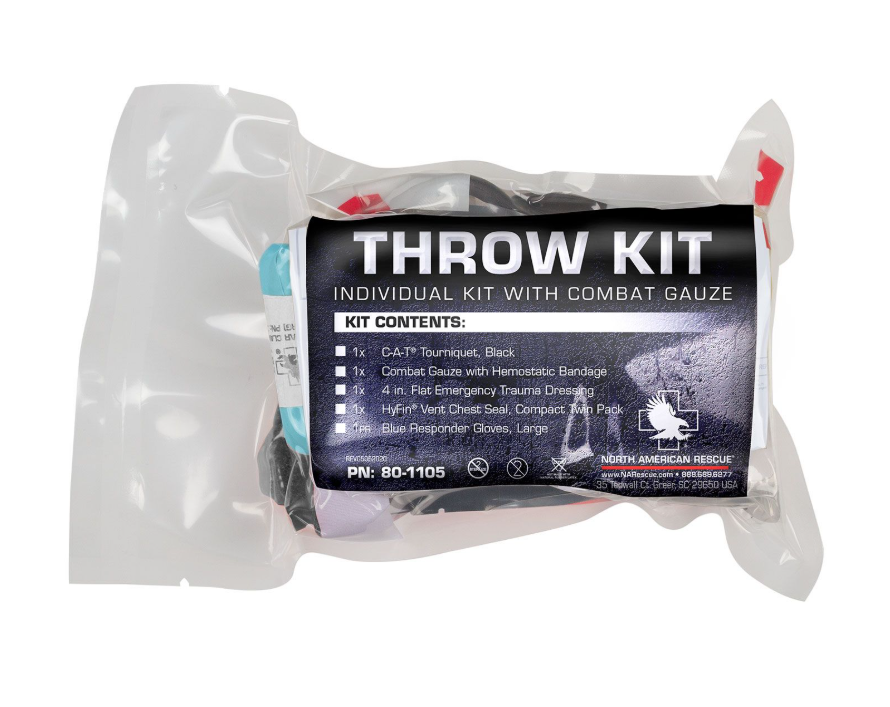Kit, Individual Throw with Combat Gauze Le