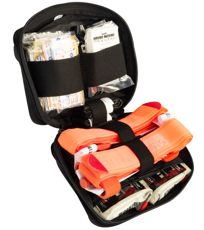 Kit, Headrest Ifak with Combat Gauze Le, Black