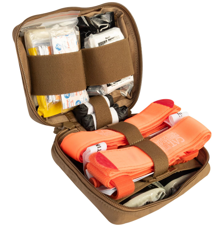 Kit, Headrest with Combat Gauze Le, Coyote