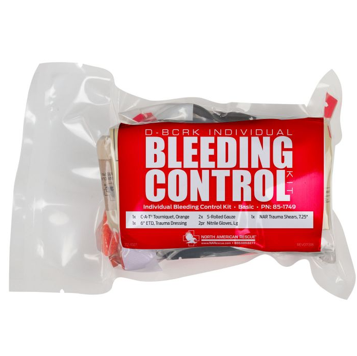 D-BCRK Individual Bleeding Control Kits (Vacuum Sealed)