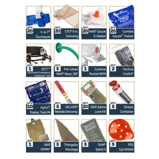 Kit, Tccc/Tecc Module One Skills Refill