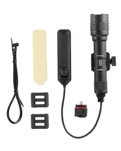 Black, Weapon-Mounted Flashlight