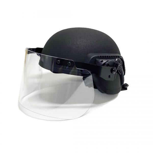 Paulson DK7-H150RC Riot Faceshield - Ops Core Rail Mount - .150