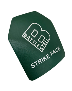 BattleSteel Level 4 10x12 Armor Plates Shooters Cut Multi-Curve Full Ceramic Face