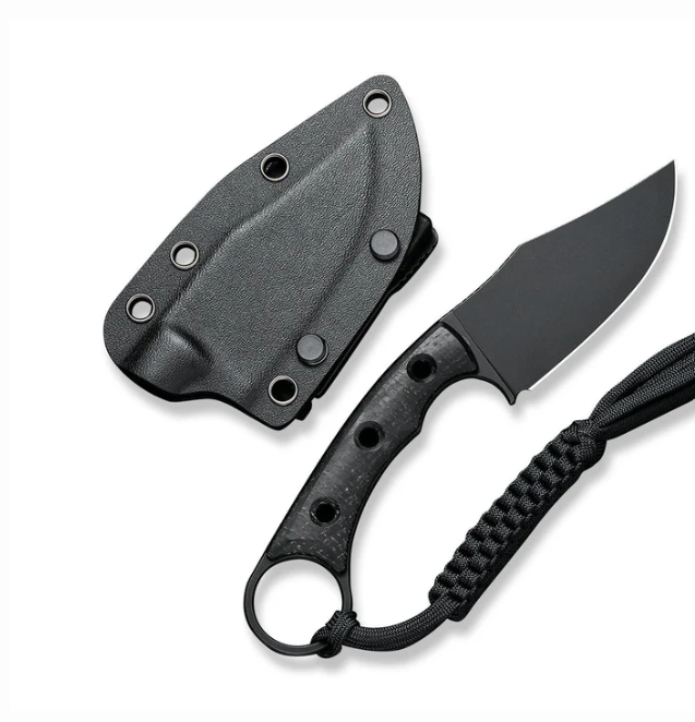 CIVIVI Midwatch Knife - Black Burlap Micarta