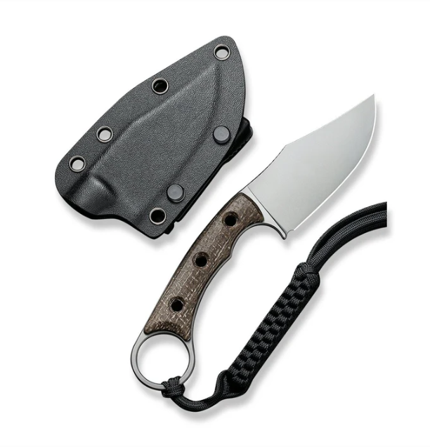 CIVIVI Midwatch Knife - Brown Burlap Micarta