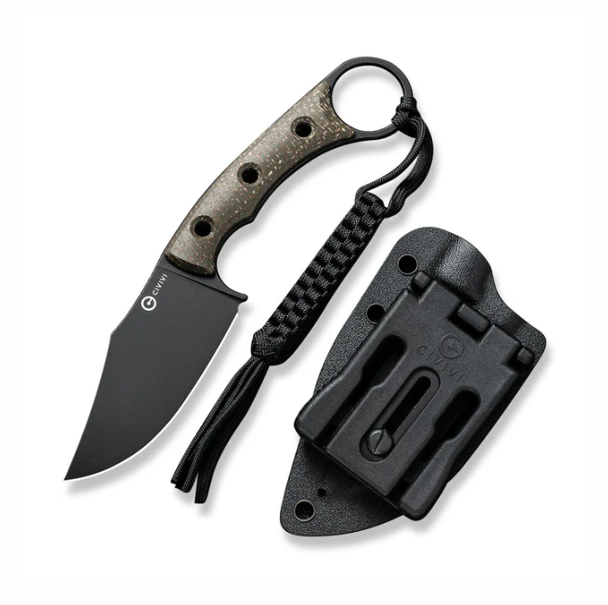CIVIVI Midwatch Knife - Green Burlap Micarta