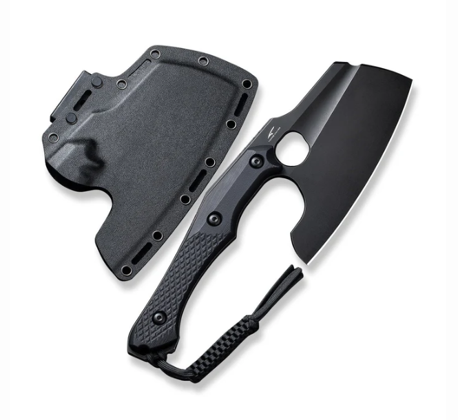 CIVIVI Aratra Knife - Diamond Patterned Black G-10