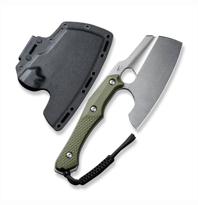 CIVIVI Aratra Knife - Diamond Patterned OD Green G-10