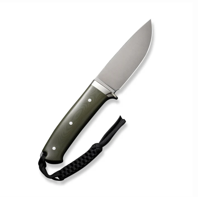 CIVIVI Cloud Peak Knife - OD Green G-10 with Nickel-Silver Guard