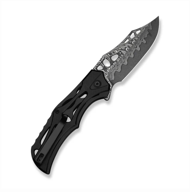 CIVIVI Biophase Flipper Knife - Black Aluminum / 3.48" / Clip Point
