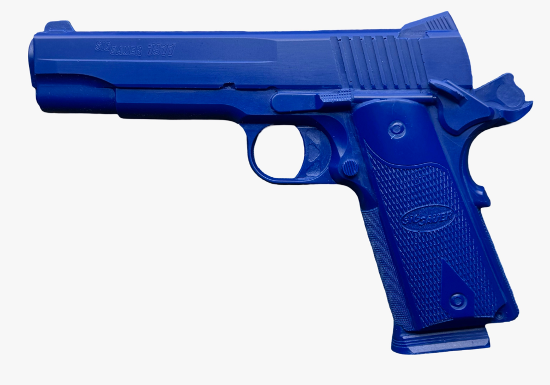 SIG 1911 Nitron Cocked & Locked