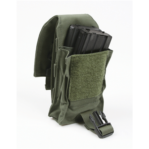 M4 Mag, Double, Stacked Pouch, Ranger Green
