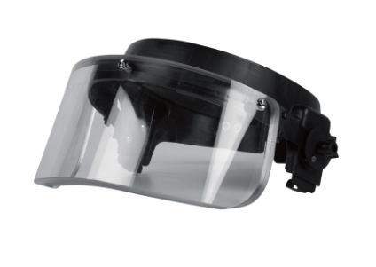 Ballistic Face Shield for ACH Mid-Cut (Single-Hit, 9mm) Helmet