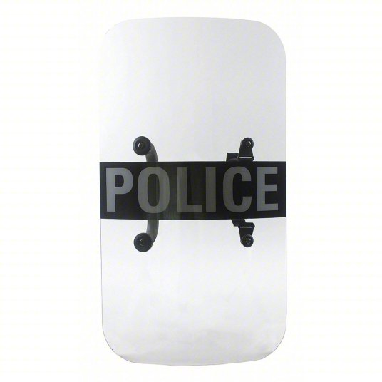Shield, Riot Shield - 24x48"", 0.15"" Thick, Clear Polycarbonate