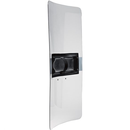 Peacekeeper II Clear Riot Shield w/ Custom-Molded Ambidextrous Handle, 24 X 48
