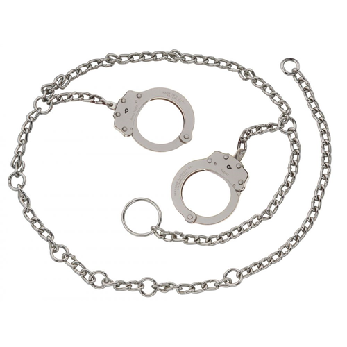 Model 7002C Waist Chain w/ Handcuffs at Hip