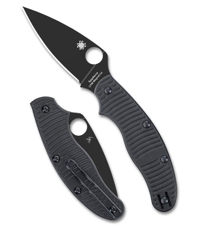 Spyderco UK Penknife Salt Black Knife