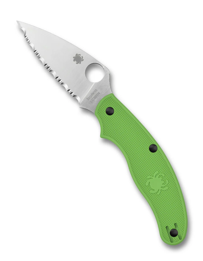 Spyderco UK Penknife Salt Green LC200N Knife