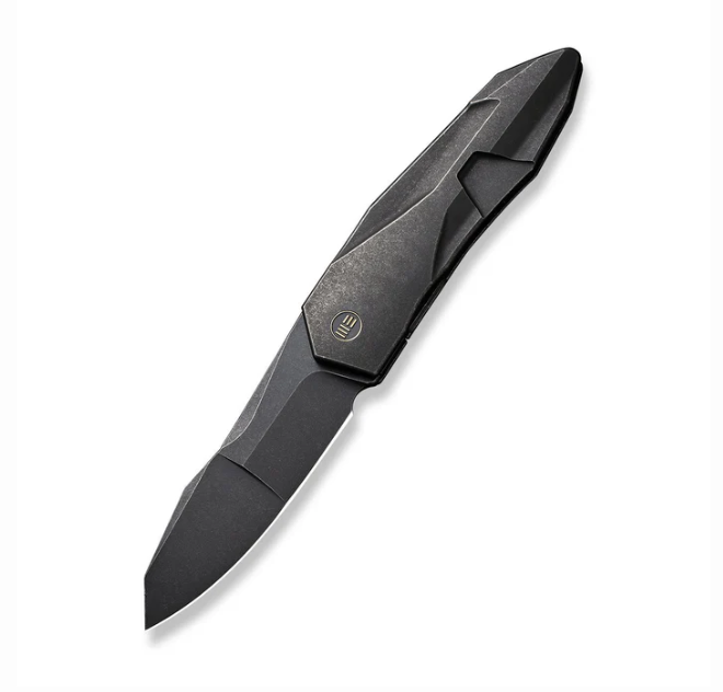 WE Knife Solid Knife - Black Titanium Integral