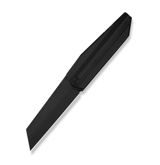 WE Knife Collinear Flipper Knife - Collinear Black Titanium / 3.67" Black Stonewash Reverse Tanto