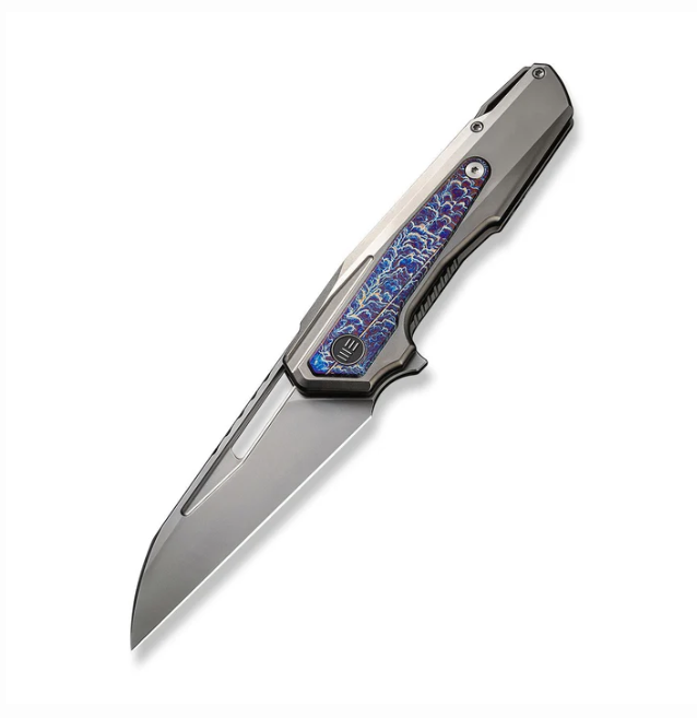 WE Knife Falcaria Knife - Polished Bead Blasted, Flamed Titanium / 3.64"