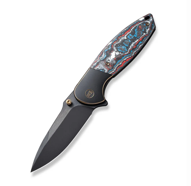 WE Knife Nitro OG Knife - Titanium with Nebula Fat CF / 3.75"