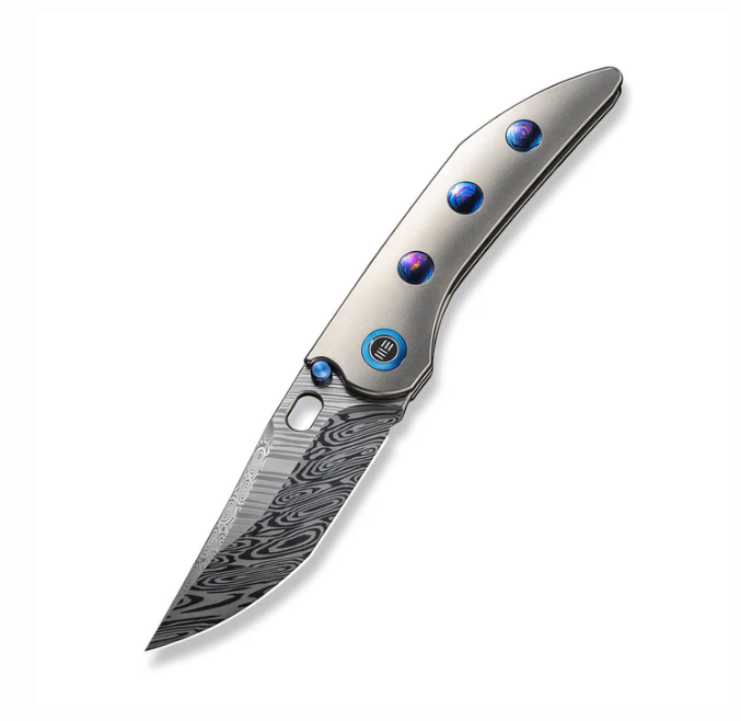 WE Knife Attor Knife - Polished Bead Blasted, Flamed Titanium / 3.55"