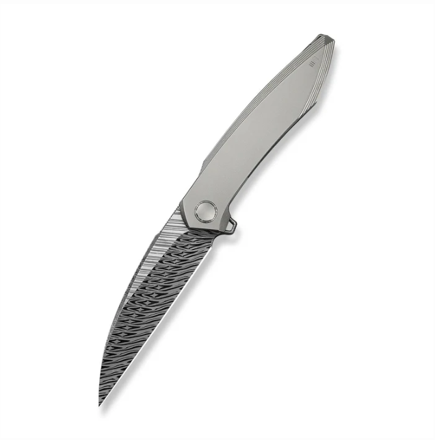 WE Knife Fluxor Flipper Knife - Titanium / 3.98" Wharncliffe