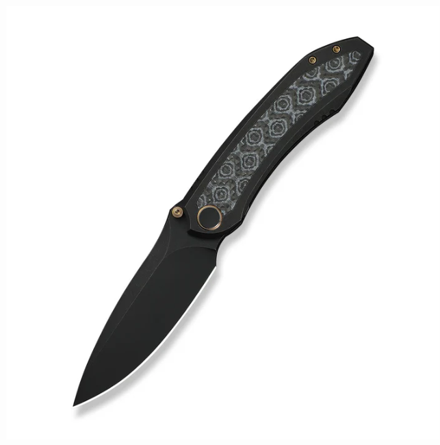 WE Knife Winsome Knife - Black, Gray Titanium with Layered / 3.74"