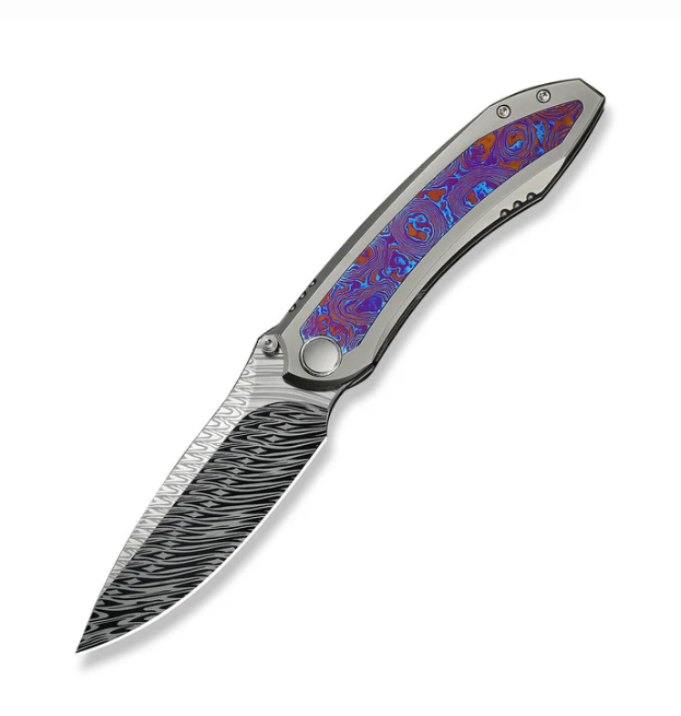 WE Knife Winsome Knife - Polished Bead Blasted, Flamed Titanium / 3.74"