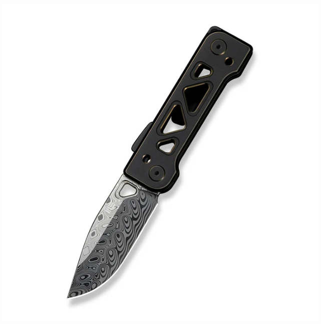 WE Knife Tyro Knife - Black / Golden Titanium / 2.91" / Drop Point