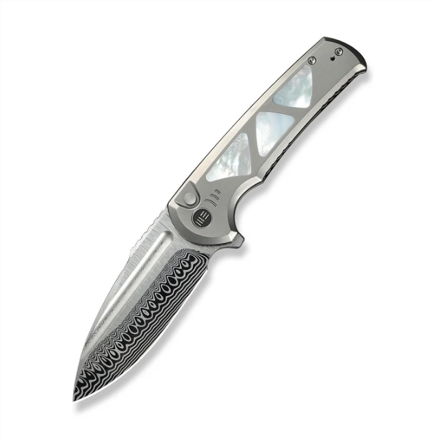WE Knife Sylox Knife - Polished Bead Blasted, White Titanium / 3.8"