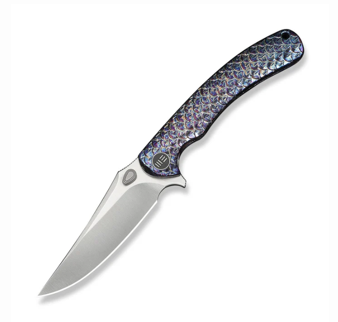 WE Knife Dracarys (12th Anniversary Limited Edition Flipper Knife - Flamed Titanium / 3.58"