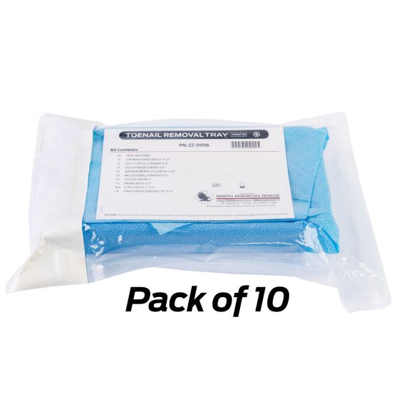 Kit, Toenail Removal Tray, (Pk of 10)